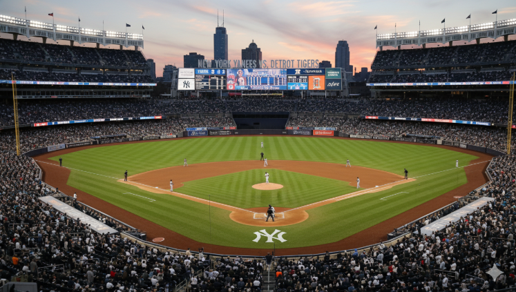 New York Yankees vs Detroit Tigers match player stats